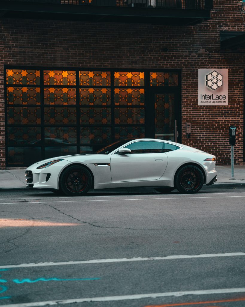 White Cars and Black Rims